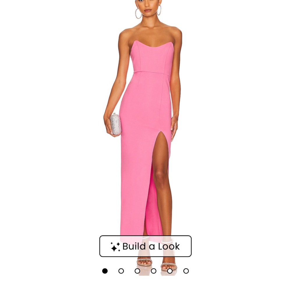 superdown Pink Strapless Dress
